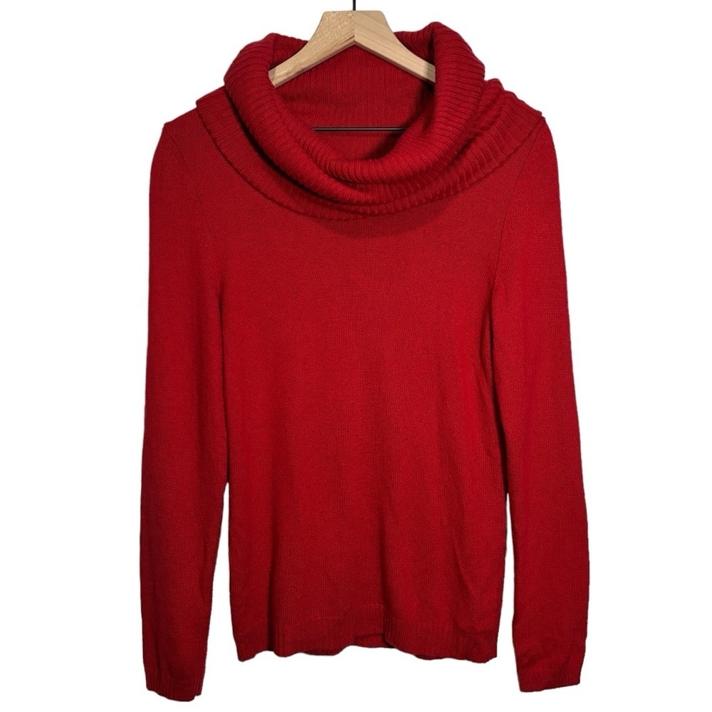 Gap Cowl Turtleneck Wool Blend Long Sleeve Sweater Women's Size Medium